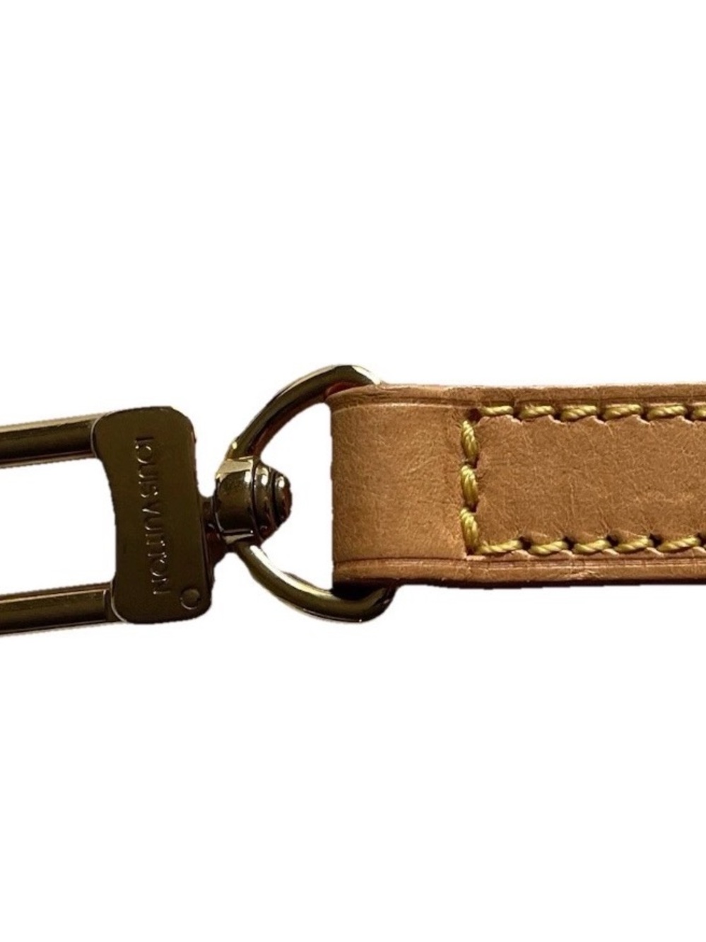 Louis Vuitton Beige tan Vachetta Leather Shoulder/crossbody 39-46” Adju Strap N